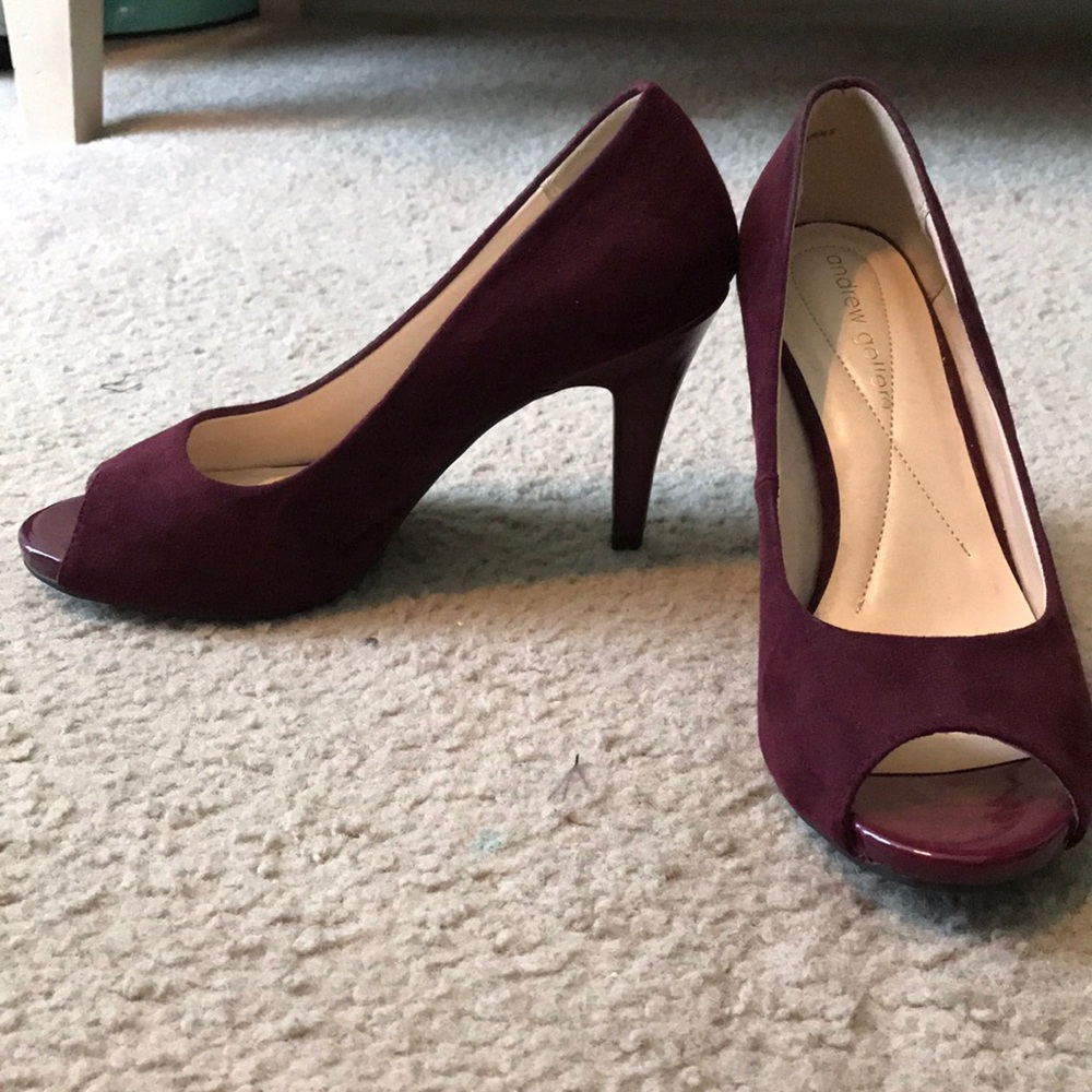 Open toe heels